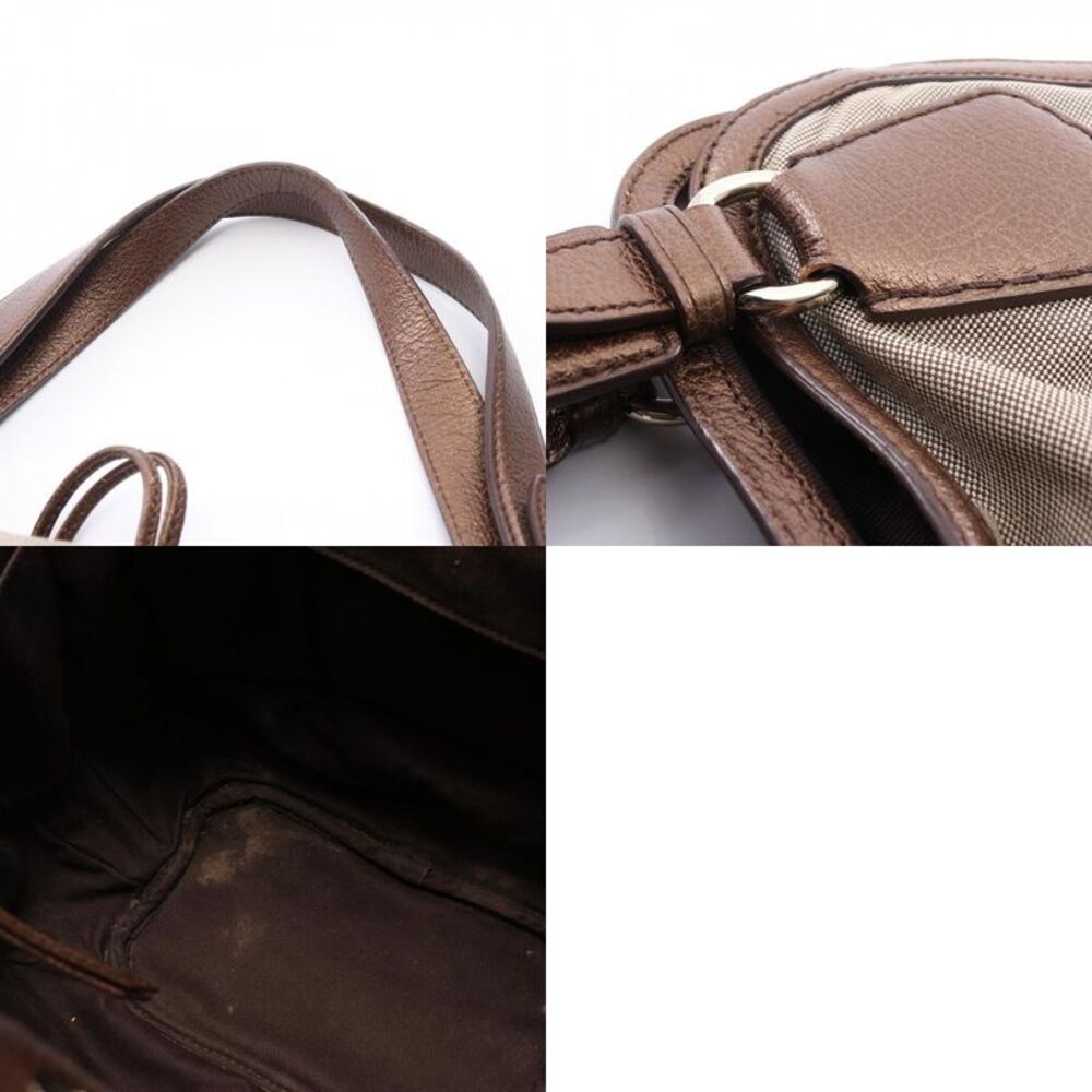 CELINE Carriage Canvas Leather Tote Bag - Picture 10 of 10